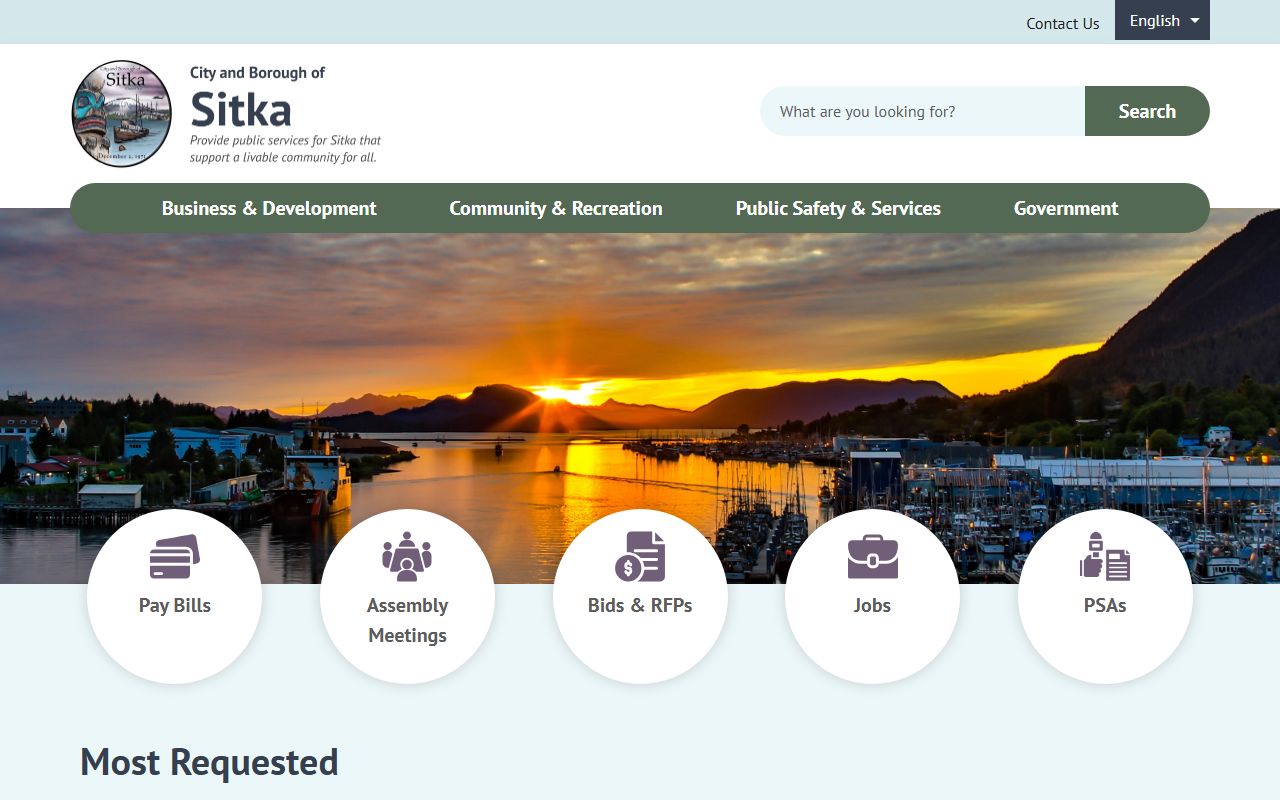 Sitka city and borough public records official website
